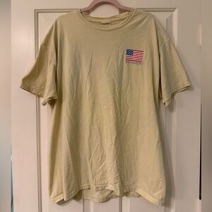 unisex yellow seaside, florida tshirt - comfort wash!